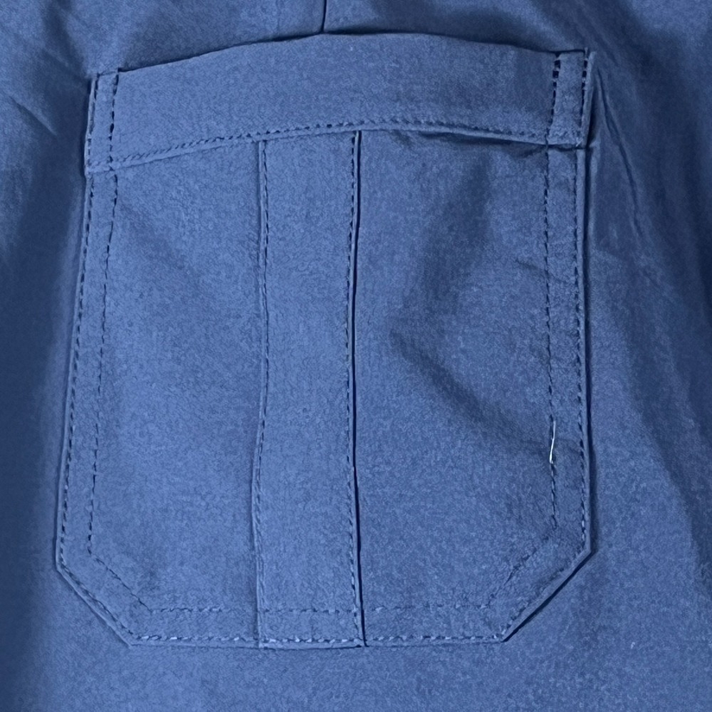 Sundays Womens 14 Navy Travel Pants Stretch Pull On Ruched Tie Cuff Ankle Resort - Picture 8 of 12